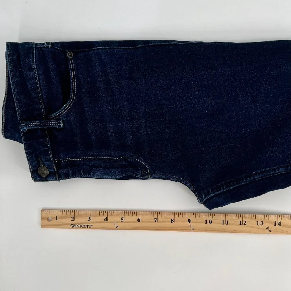 Abercrombie & Fitch Womens High Rise Skinny Jeans Size 10 Blue Dark Wash Denim